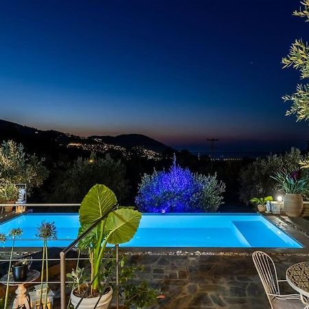 Skopelos Blue Heaven Pool Villa In Olive Grove Exteriér fotografie