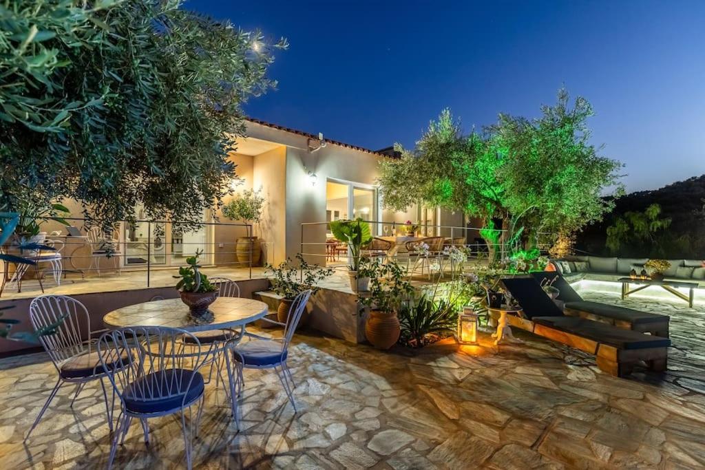 Skopelos Blue Heaven Pool Villa In Olive Grove Exteriér fotografie